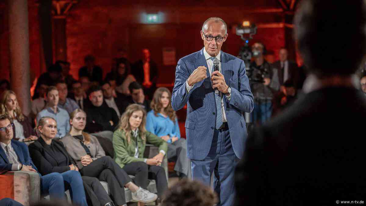 Diskussion in Prenzlauer Berg: In diesem Keller bekommt Merz noch Applaus