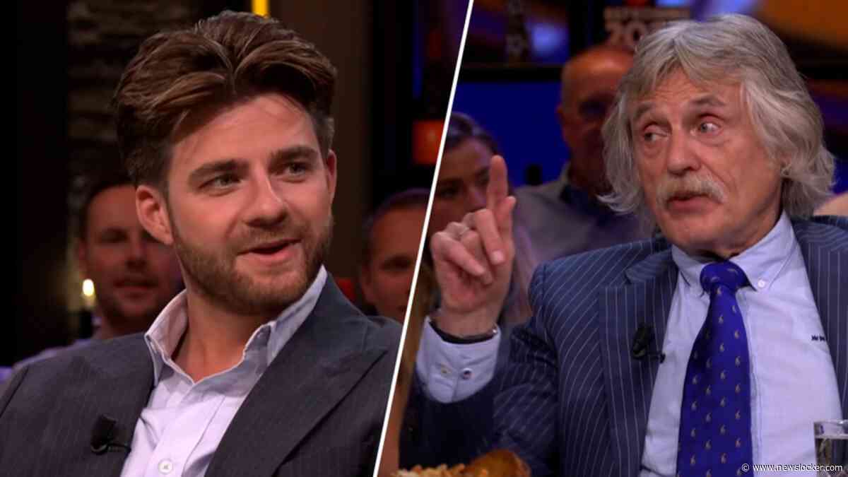 Johan Derksen teleurgesteld over tafelgast: 'Aan tafel heeft hij niks te melden'