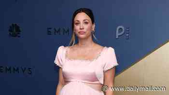 Inside pregnant Kaley Cuoco's 'pink and girlie' Emmys look: The $30 highlighter swept from her cheeks to her collarbone