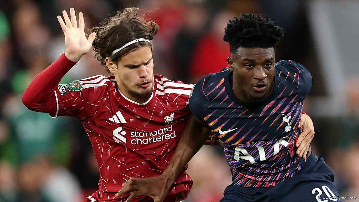 Carabao Cup third round LIVE: Mac Allister fires Liverpool ahead against Spurs as Arsenal lead at Ipswich