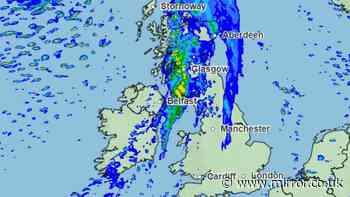 Met Office names 29 areas facing heavy rain on Wednesday - see full list