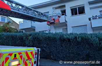 FW-BN: Wohnung in Bonn-Lannesdorf nach Feuer unbewohnbar