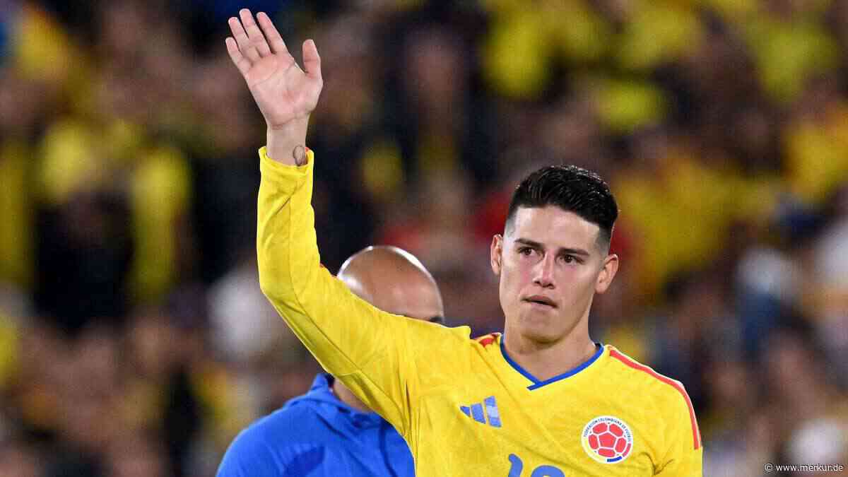 Ex-Bayern-Star James Rodriguez beendet Nationalmannschaftskarriere