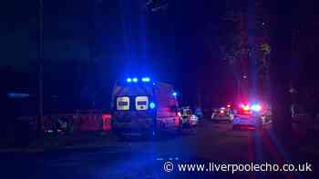 Car crashes into tree as Wirral road closed