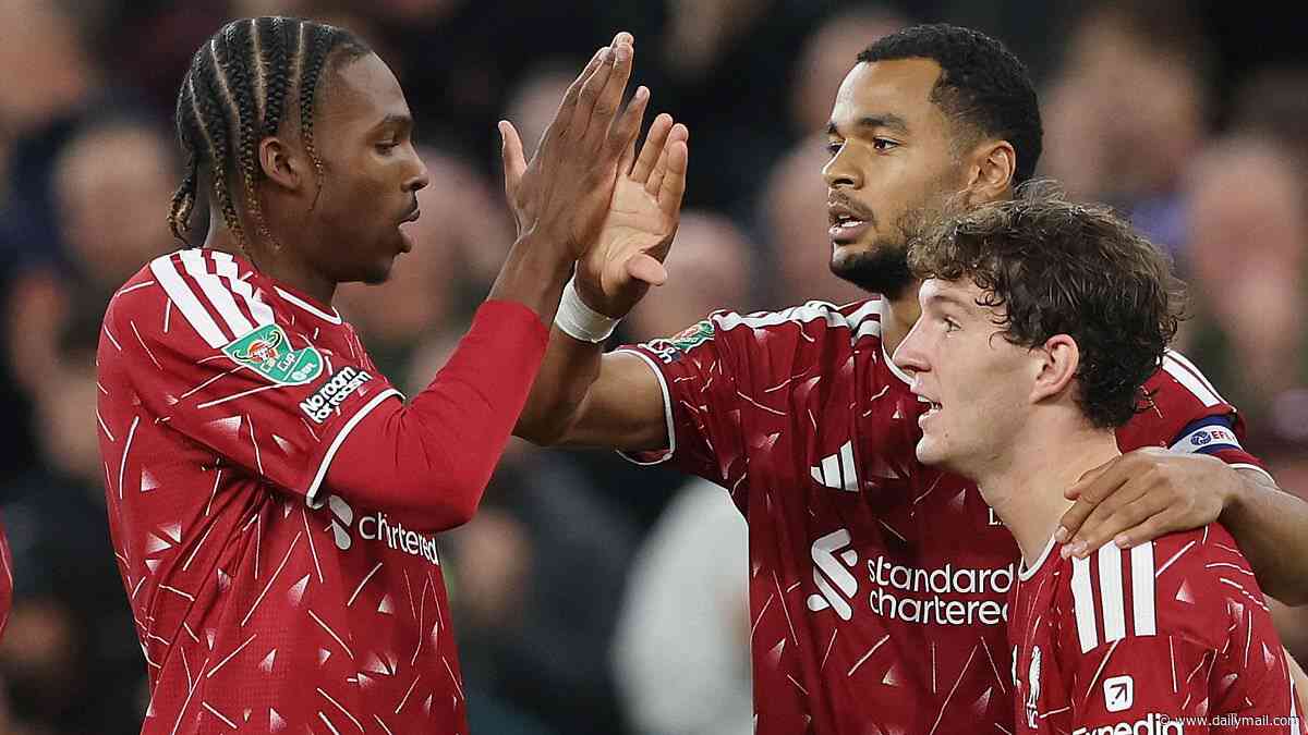 Carabao Cup third round LIVE: Spurs have lifeline at Liverpool as Dowman scores twice with Arsenal cruising against Ipswich