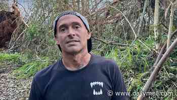 Hawaii man reveals how he survived horror eight hours trapped in water after hurricane swept away his paradise home
