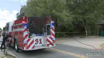Man in critical condition, dog killed in northwest Oklahoma City house fire