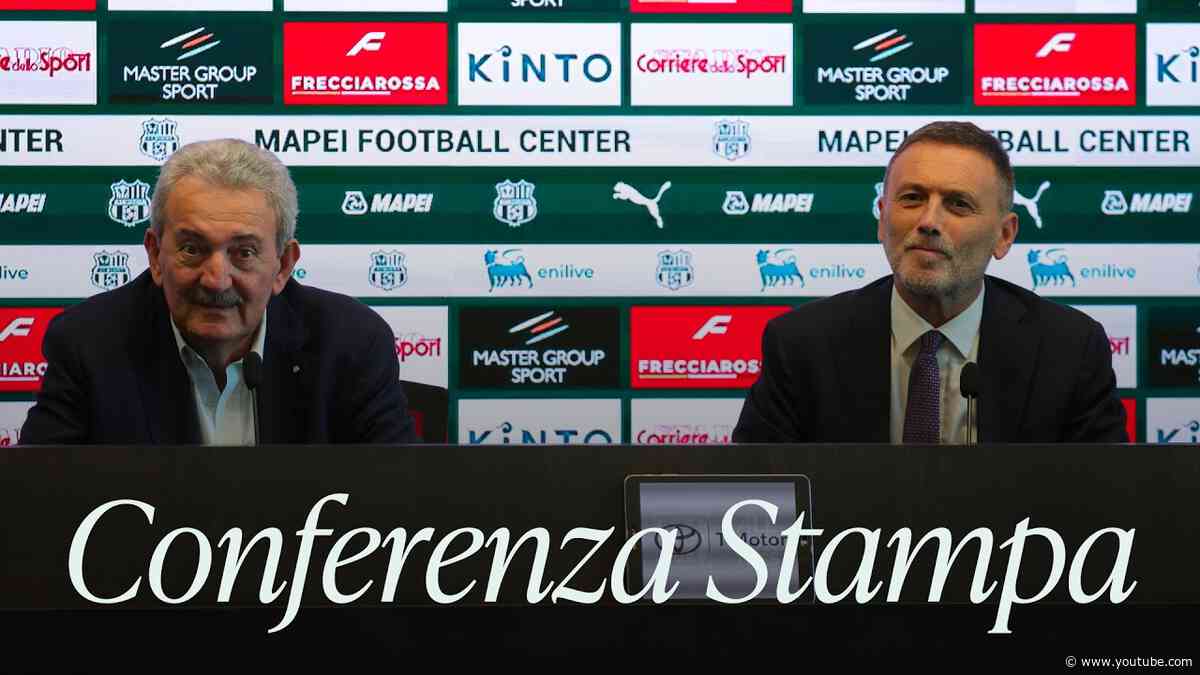 Andrea Fabris nuovo AD del Sassuolo: la conferenza di presentazione