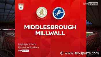 Middlesbrough 2-2 Millwall
