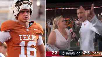 Texas star Arch Manning issues groveling apology to ESPN's Holly Rowe over his 'insensitive' reaction to violent AI clip: 'I need to do better'