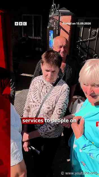 Ukraine's postal workers deliver lifeline under Russian fire. #Ukraine #Russia #BBCNews