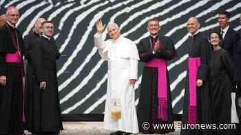 Pope Leo XIV unveils giant wave for new water exhibition at Vatican Library