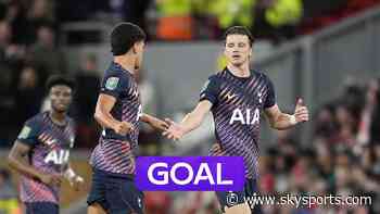 Spurs finally score against a Premier League opponent!