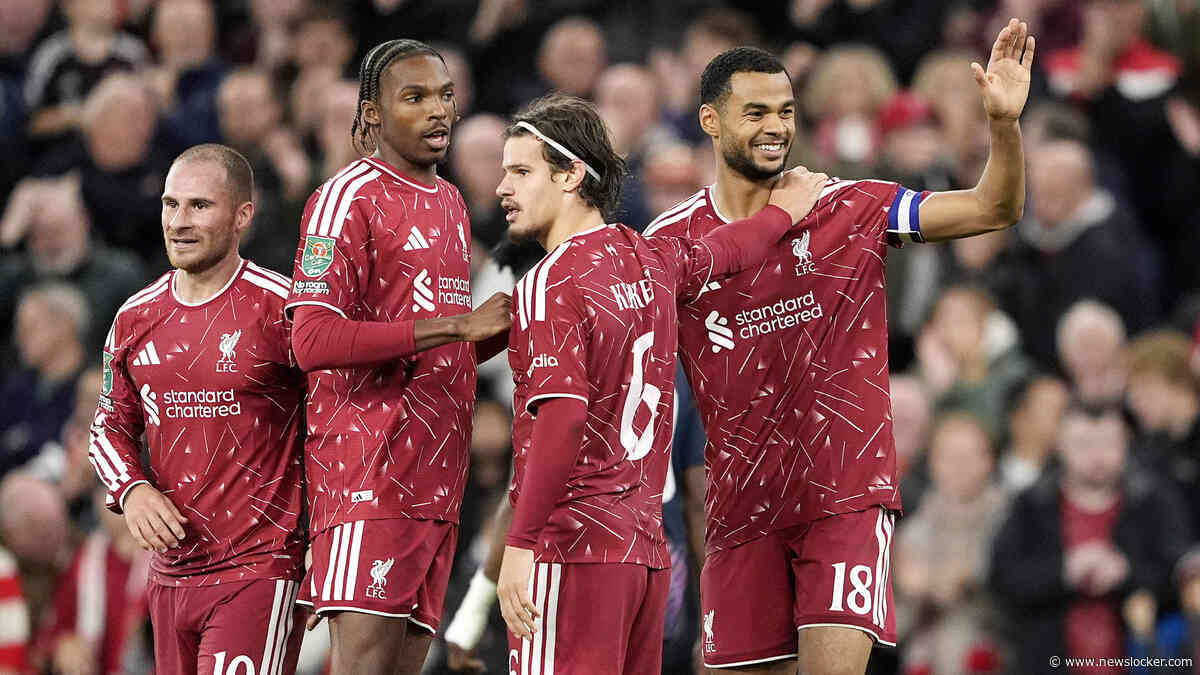 Liverpool-aanvaller Cody Gakpo schiet Tottenham Hotspur in League Cup nog verder de problemen in