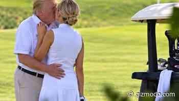 That Photo of Donald Trump Kissing Natalie Harp Has One Big Problem