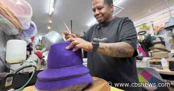 Georgia man finds peace through millinery