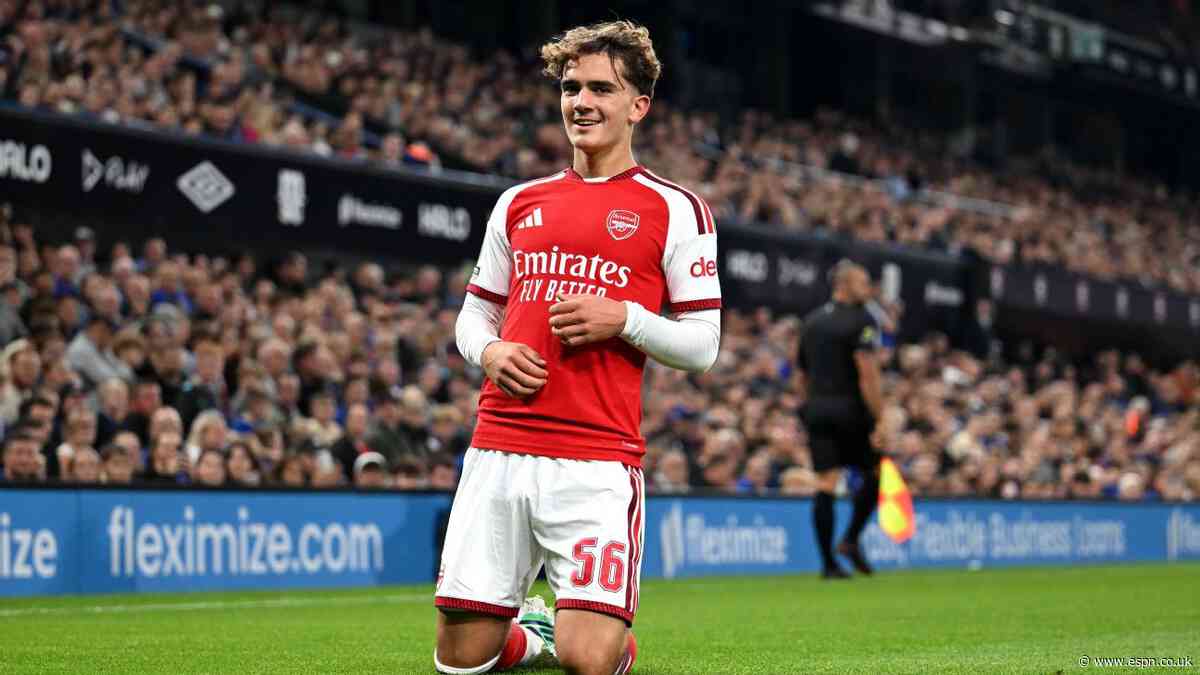 Arsenal prodigy Dowman equals Rooney record with Carabao double