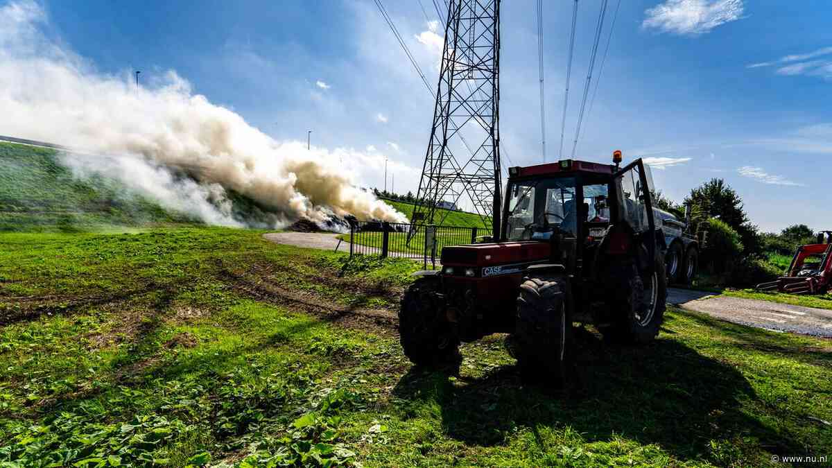 Opgepakte boeren voor brand langs A2 vrij, minister Karremans doet aangifte