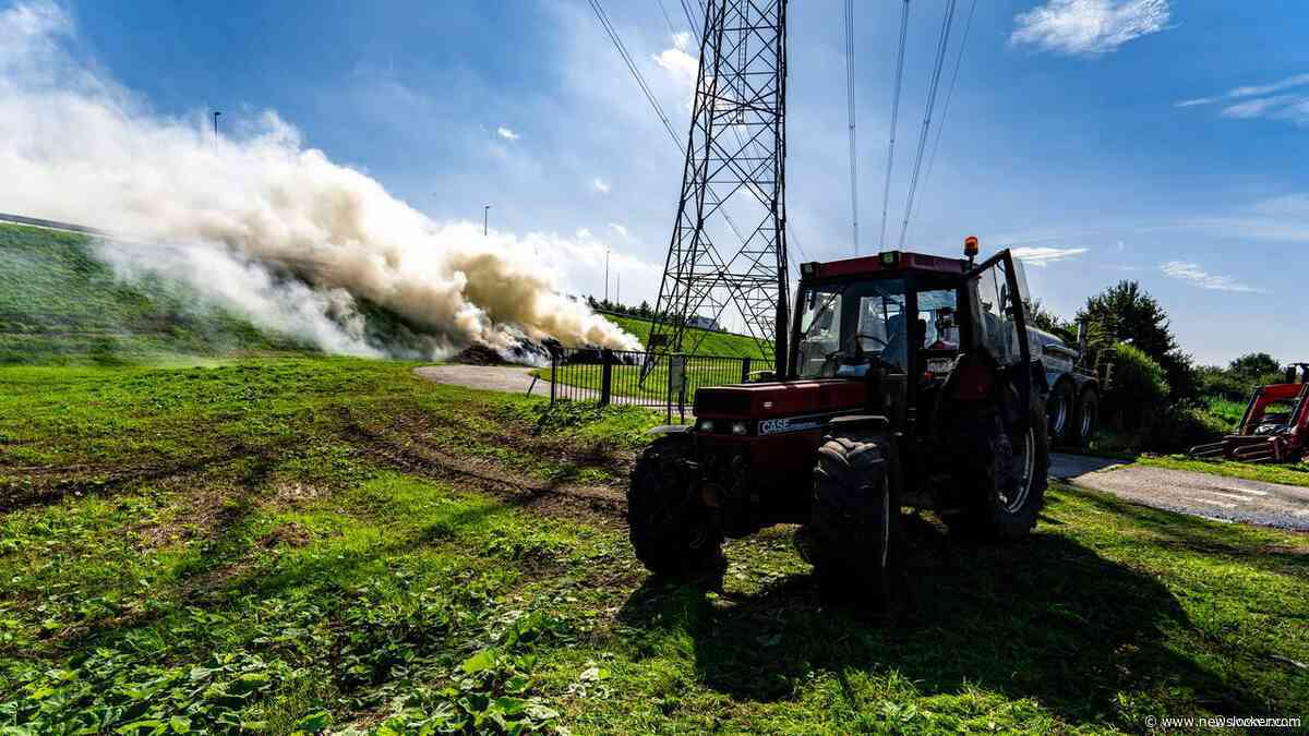 Opgepakte boeren voor brand langs A2 vrij, minister Karremans doet aangifte
