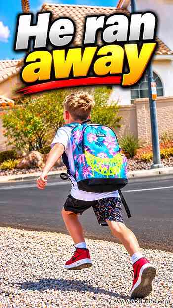 He RAN Away!! #Educational #Safety #Parenting #Experiment