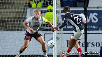 FALKIRK 2 HEARTS 1: Loan star Eames excels as Vrancken suffers against Bairns