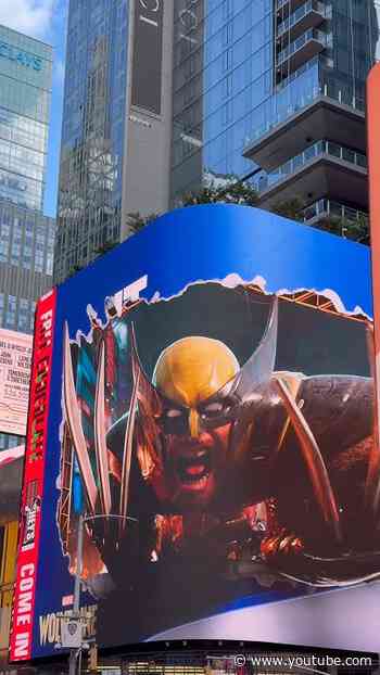 Wolverine is slicing his way through #TimesSquare! 🔥 Marvel’s Wolverine is out TODAY #WolverinePS5