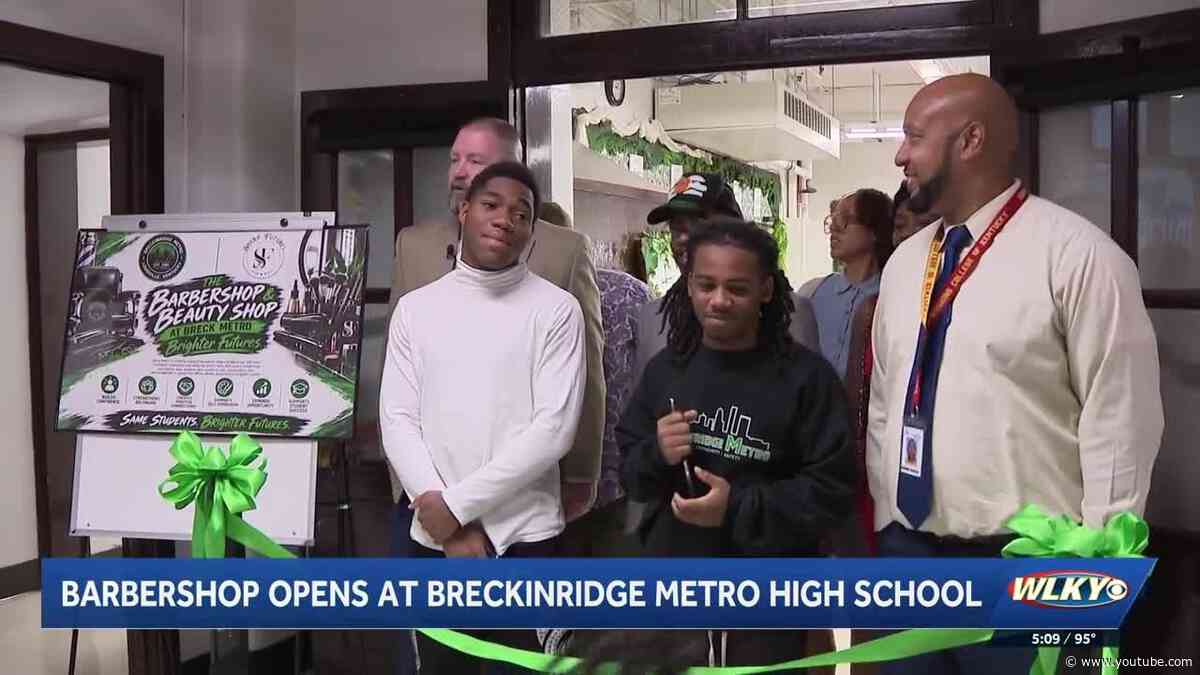Barbershop opens at Breckinridge Metro High School