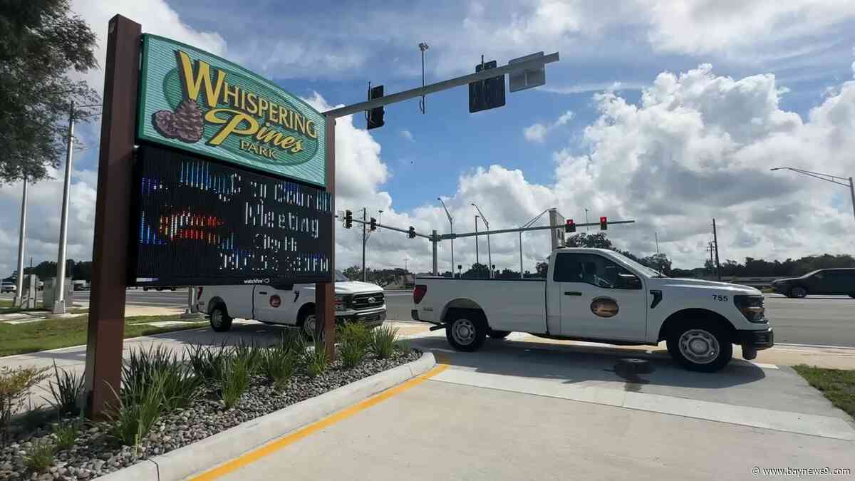 New entrance opens at Whispering Pines Park off US-41 to help ease traffic