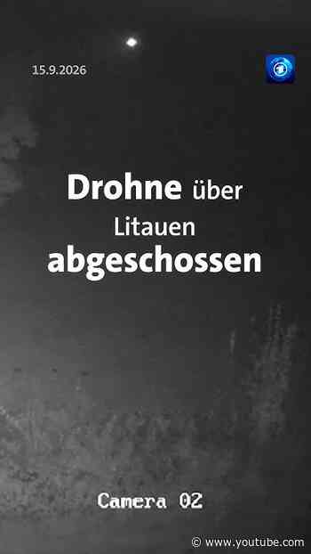 Drohne über Litauen abgeschossen