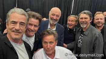 80s heartthrobs from iconic Young Guns movie reunite for epic group selfie... can you name them all?