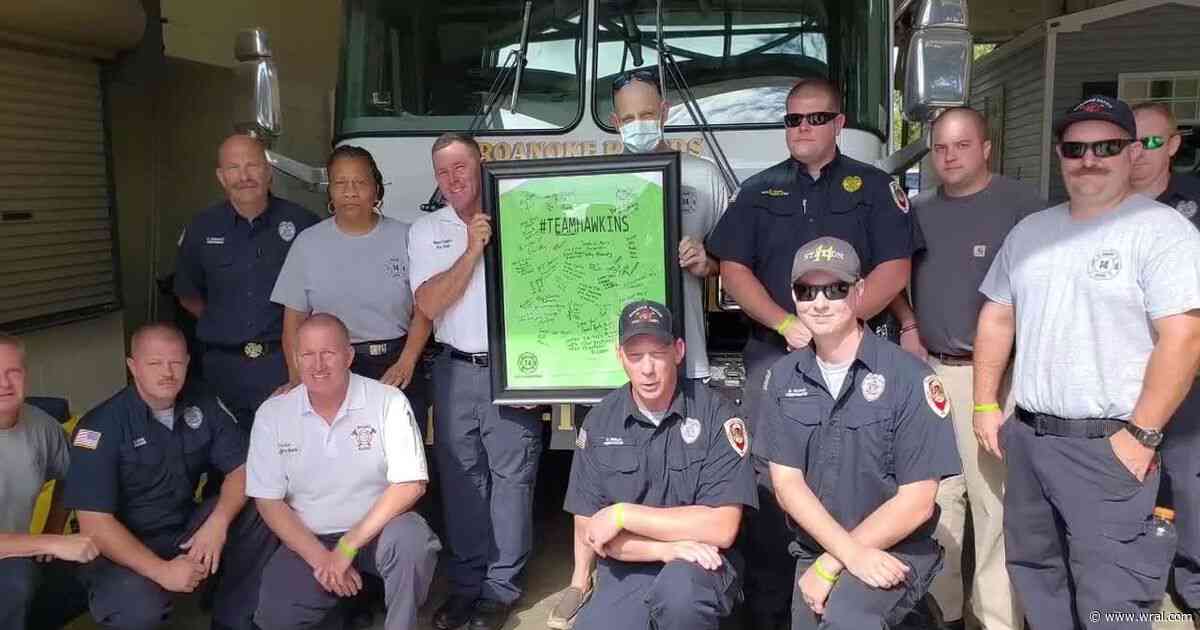 Roanoke Rapids Fire Department pays tribute to two fallen brothers