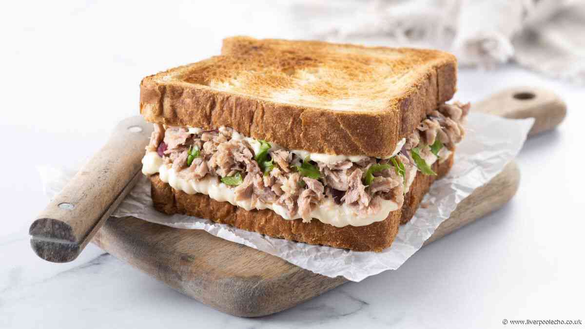 Tuna sandwich filling will be smoother and creamier if fridge staple is added