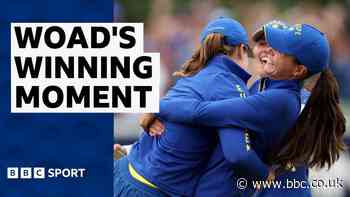 Woad putt puts Europe on brink of Solheim Cup win
