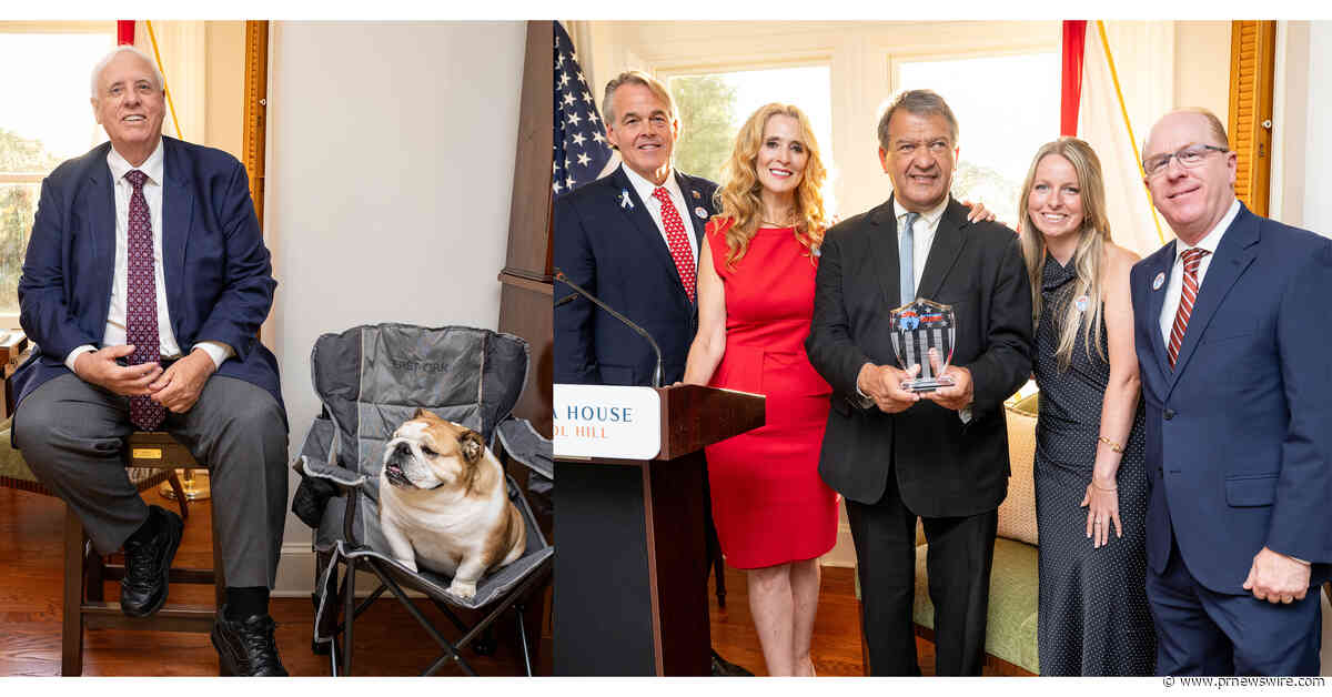 First Responders Children's Foundation Presents Inaugural United for First Responder Families Award to Senator Jim Justice and Congressman George Latimer