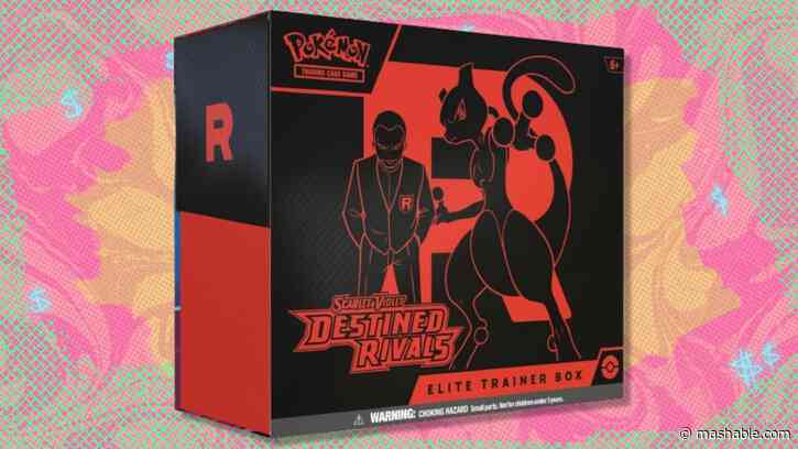 The Pokémon TCG Destined Rivals Elite Trainer Box is under market price at Amazon — save over $5