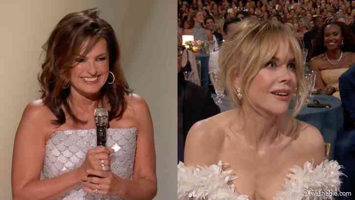 Mariska Hargitays Emmys opening monologue gets interrupted by Nicole Kidman