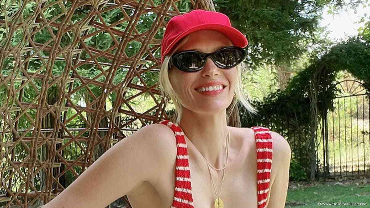 Mad Men star showcases jaw-dropping figure in sizzling bikini photos