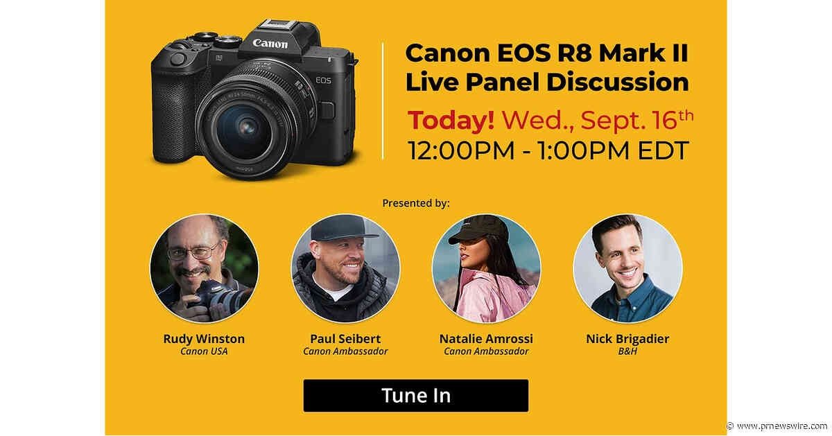 Canon EOS R8 Mark II Full-Frame Mirrorless Camera Announced; First Look YouTube Video R8 II Camera - Canon EOS R8 Mark II Livestream Panel - Tune in at B&amp;H Photo