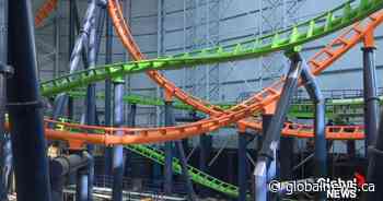 Galaxyland’s new Nerf roller-coaster nearly complete at West Edmonton Mall