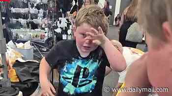 Mum's terror as son, 10, starts vomiting after squishy ball bursts in his face at showground stall