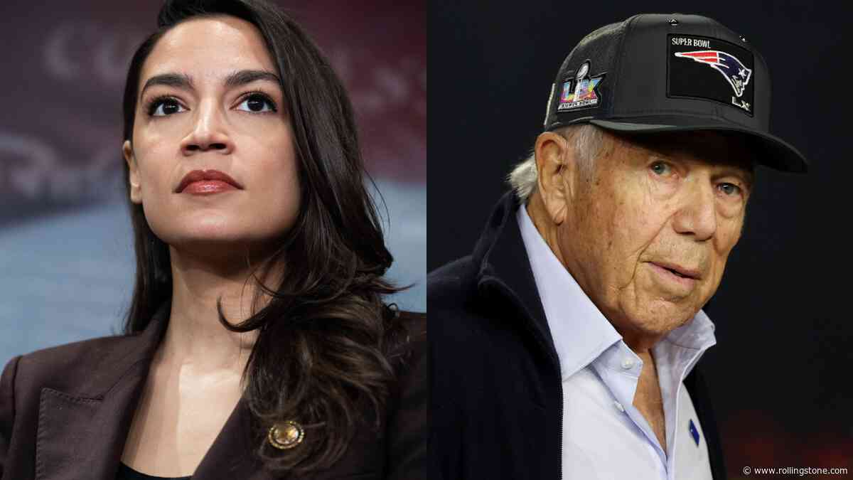AOC Says Robert Kraft Lined Up Stadiums to Censor Macklemore’s ‘Free Palestine’ Comments