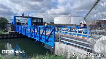 Bridge is back in place after major refurbishment