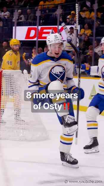 Osty’s locked in! 🔒 #nhl #hockey #buffalosabres