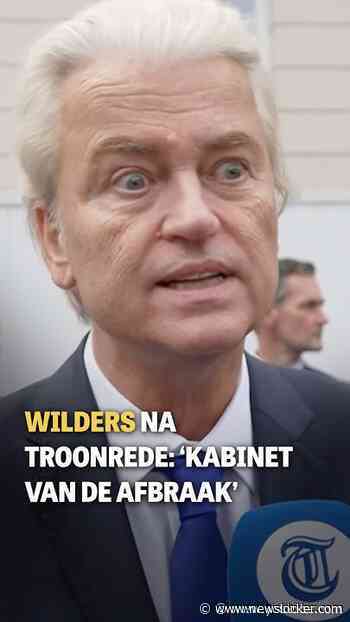 Wilders na troonrede