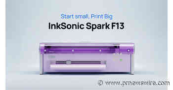 InkSonic lanza la Spark F13, una impresora DTF de 13 pulgadas diseñada para pequeñas empresas