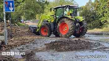 Debris cleared from race day burst pipe flood
