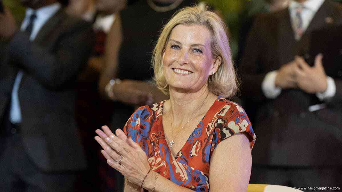 Duchess Sophie begins royal tour in 'aeroplane clothes' after luggage mishap