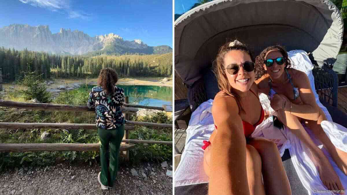 Ski-Superstar genießt Mädelswochenende in beeindruckender Kulisse