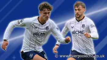 What Kiernan Dewsbury-Hall said to Harrison Armstrong as Everton supporters held protest