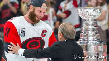 Playoff MVP Staal, 38, gets new deal from Hurricanes